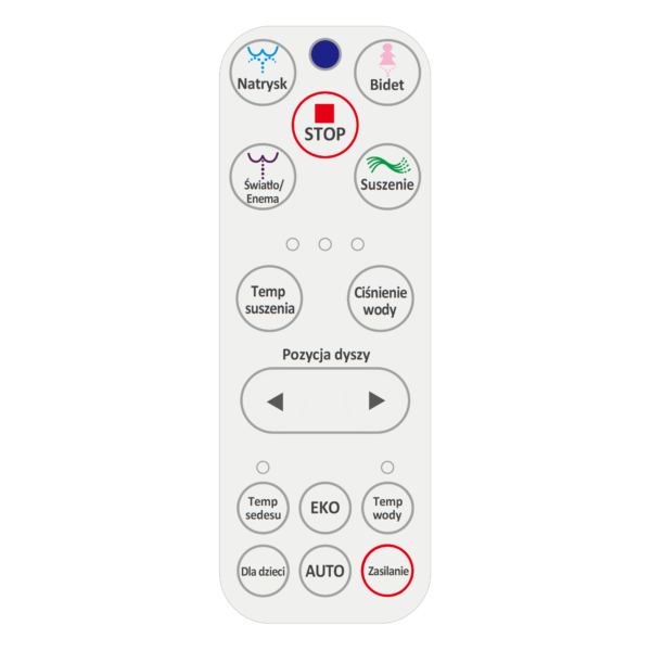 Deska Toaletowa Myjąca RUBINE deska bidetowa na sedes Major&Maker-pilot