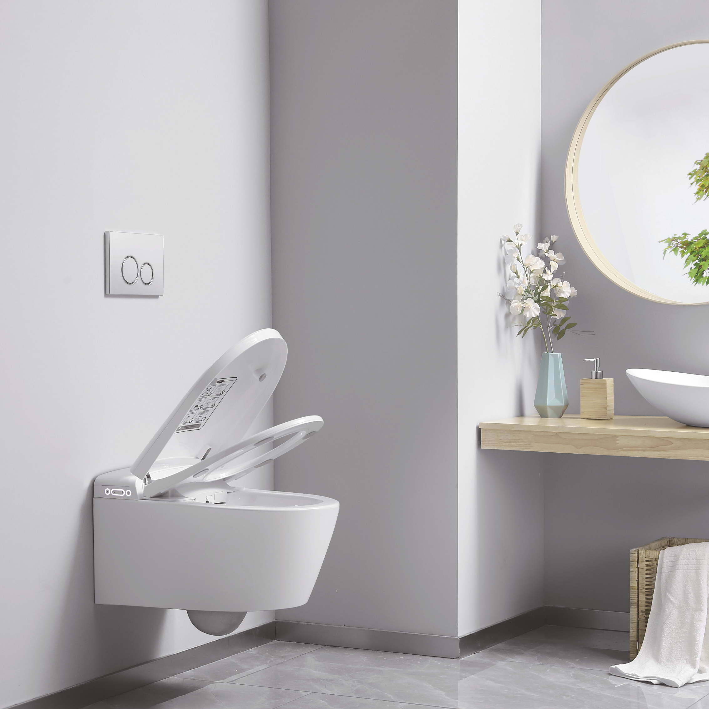 Toaleta Myjąca SUPERIOR wersja podwieszana, elektroniczny bidet i podgrzewana toaleta Major&Maker