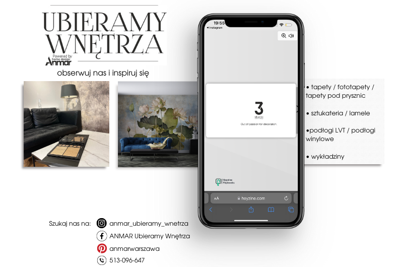 ANMAR UBIERAMY WNĘTRZA -baner na urządzenia mobilne