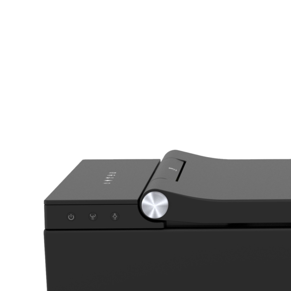 Zestaw Toalety Myjącej BLACK PEARL ze Stelażem i Przyciskiem CORAL BLACK