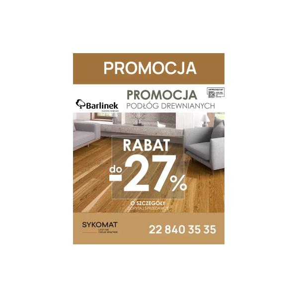 BARLINEK - promocja podłóg drewnianych