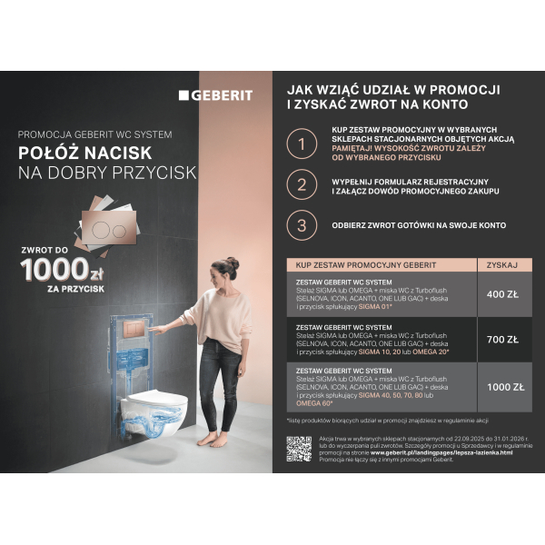 PROMOCJA CASH BACK GEBERIT