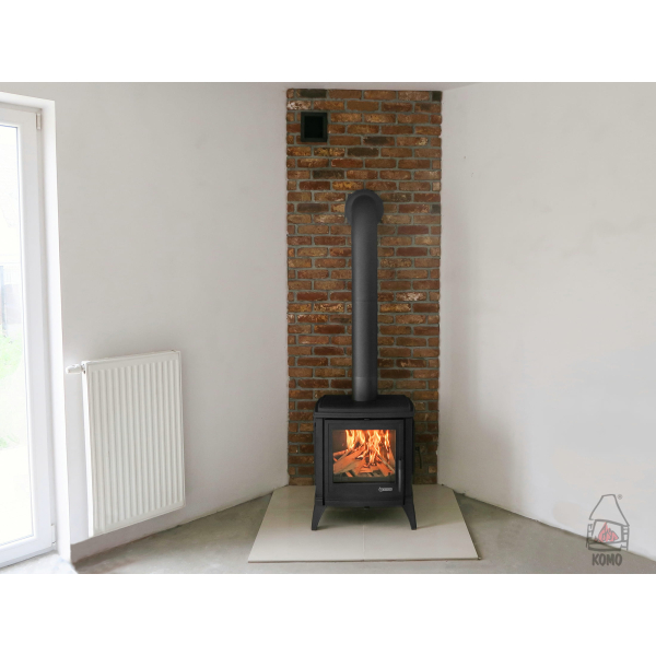 Piec na drewno Invicta SEDAN M - realizacja KOMO Kominki