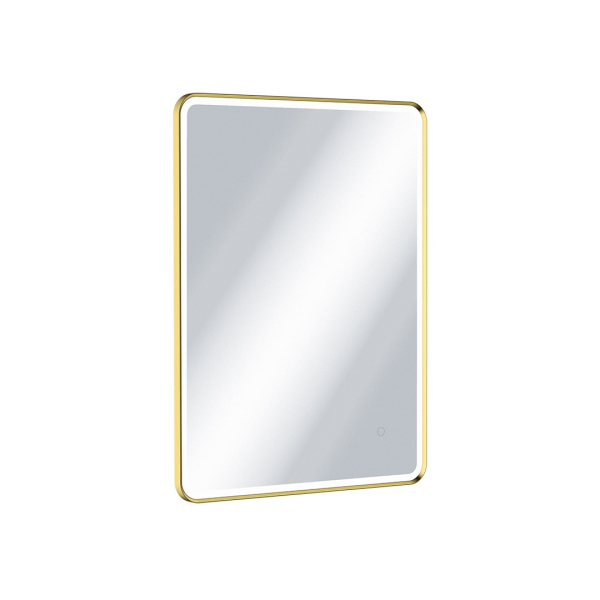 Aranzacja-lazienki-z-wykorzystaniem-lustra-Corido-60x80-zloty-polysk.