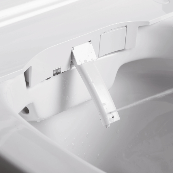 Zestaw Toalety Myjącej SUPERIOR ze Stelażem i Przyciskiem AURA WHITE